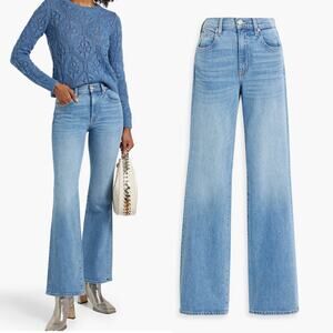 SLVRLAKE Premium Denim‎ Reese Mid-Rise Flared Jeans Size 25